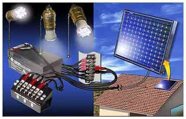 Solar Home Light Systems ( Cfl Base And Led Base)